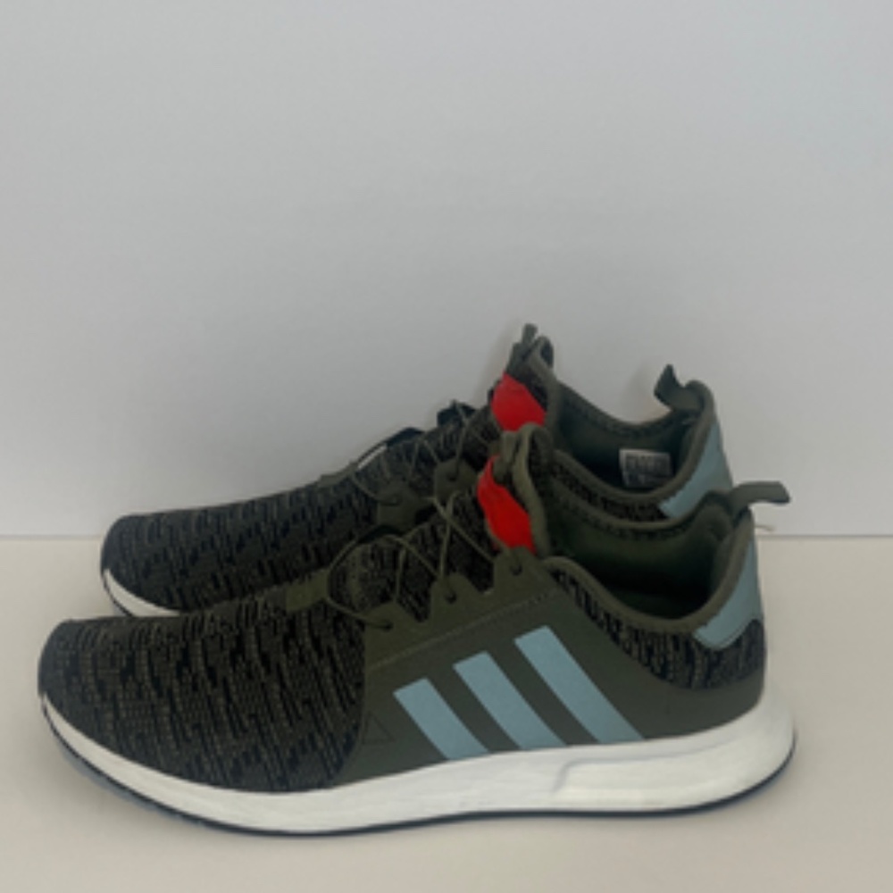 Adidas Olive Green & Black Running Shoes (10.5)